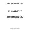 6211-12-3520 - FUEL NOZZLE INJECTOR
