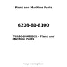 6208-81-8100 - TURBOCHARGER