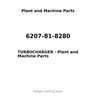 6207-81-8280 - TURBOCHARGER