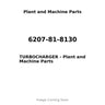 6207-81-8130 - TURBOCHARGER