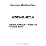 6205-81-8214 - TURBOCHARGER