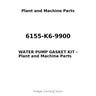 6155-K6-9900 - WATER PUMP GASKET KIT