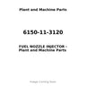 6150-11-3120 - FUEL NOZZLE INJECTOR