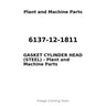 6137-12-1811 - GASKET CYLINDER HEAD (STEEL)