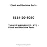 6114-20-8050 - THRUST WASHER KIT - STD