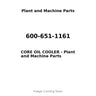 600-651-1161 - CORE OIL COOLER