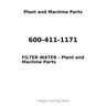 600-411-1171 - FILTER WATER