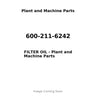 600-211-6242 - FILTER OIL