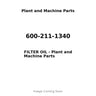600-211-1340 - FILTER OIL