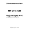 419-20-12621 - UNIVERSAL JOINT