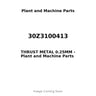 30Z3100413 - THRUST METAL 0.25MM