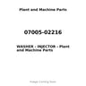 07005-02216 - WASHER - INJECTOR