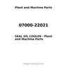 07000-22021 - SEAL OIL COOLER
