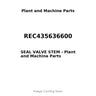 REC435636600 - SEAL VALVE STEM