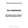 REC368088400 - RETAINER VALVE SPRING
