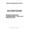 REC289733400 - SENSOR PRESSURE TEMPERATURE