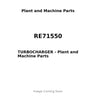 RE71550 - TURBOCHARGER