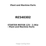 RE540302 - STARTER MOTOR 12V - 2.5Kw