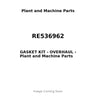 RE536962 - GASKET KIT - OVERHAUL