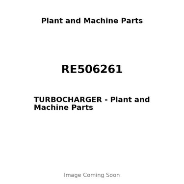 RE506261 - TURBOCHARGER