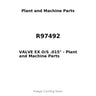 R97492 - VALVE EX O/S .015"