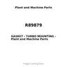 R89879 - GASKET - TURBO MOUNTING