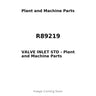 R89219 - VALVE INLET STD