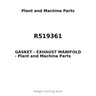 R519361 - GASKET - EXHAUST MANIFOLD