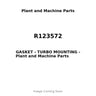 R123572 - GASKET - TURBO MOUNTING