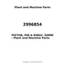 2996854 - PISTON, PIN & RINGS .50MM