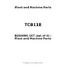 TCB118 - BUSHING SET (set of 4)