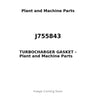 J755843 - TURBOCHARGER GASKET