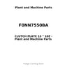 F0NN7550BA - CLUTCH PLATE 13 " 10Z