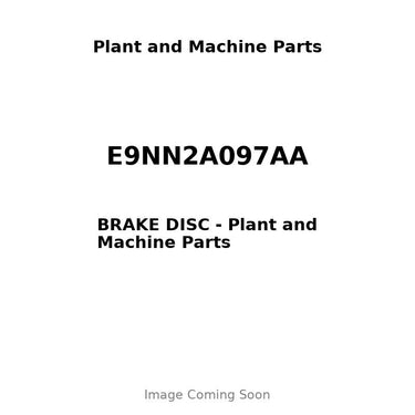 E9NN2A097AA - BRAKE DISC