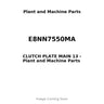 E8NN7550MA - CLUTCH PLATE MAIN 13