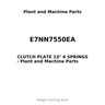 E7NN7550EA - CLUTCH PLATE 13" 6 SPRINGS