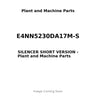 E4NN5230DA17M-S - SILENCER SHORT VERSION