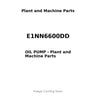 E1NN6600DD - OIL PUMP