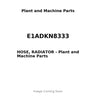 E1ADKN8333 - HOSE, RADIATOR