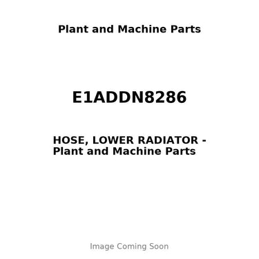E1ADDN8286 - HOSE, LOWER RADIATOR