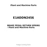 E1ADDN2456 - BRAKE PEDAL RETURN SPRING
