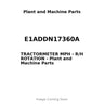 E1ADDN17360A - TRACTORMETER MPH - R/H ROTATION