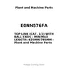 E0NN576FA - TOP LINK (CAT. 1/2) WITH BALL ENDS - MIN/MAX LENGTH: 625MM/795MM