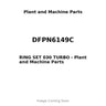 DFPN6149C - RING SET 030 TURBO