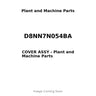 D8NN7N054BA - COVER ASSY