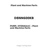 D8NN600KB - PUMP, HYDRAULIC