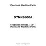 D7NN3600A - STEERING WHEEL - 15''