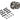 914/60199 JCB Propshaft Spider Kit