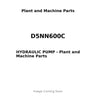 D5NN600C - HYDRAULIC PUMP