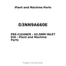 D3NN9A660E - PRE-CLEANER - 63.5MM INLET DIA